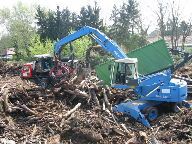 Aufbereiten von Schwerholz